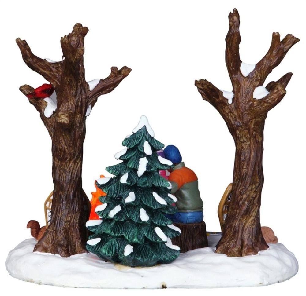 Lemax Beleuchtetes Lagerfeuer / Lemax Staying Warm 04224